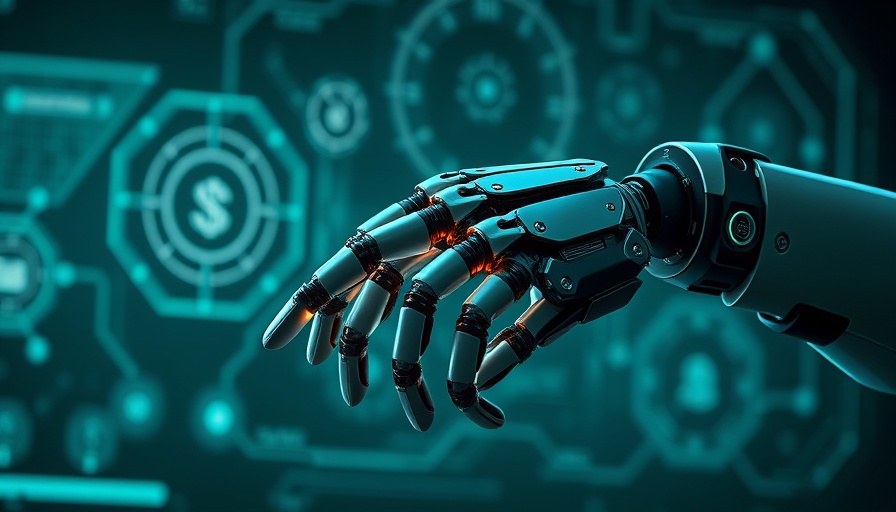 Robotic hand with digital interface symbolizing Coalesce CastorDoc Acquisition