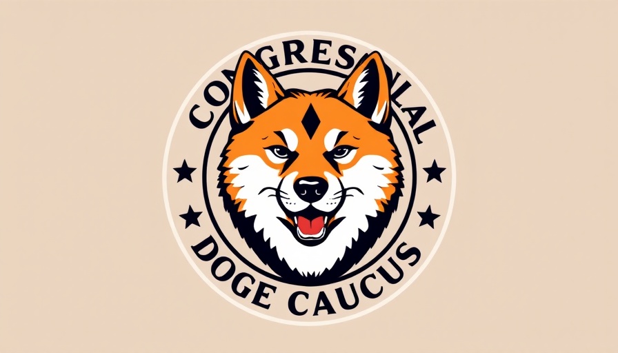 DOGE emblem with a government theme.