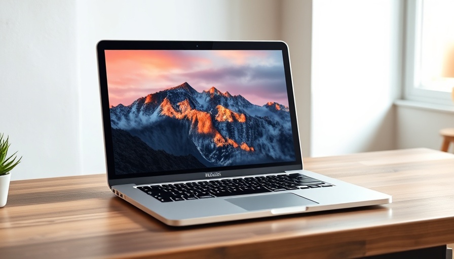 Best MacBooks 2025: Sleek open MacBook with landscape display.