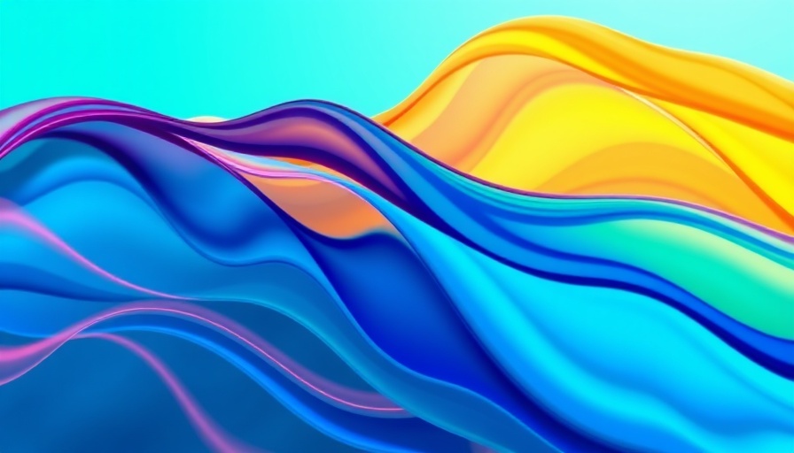 Abstract waves illustrating cognitive bias in decision-making for CFOs.