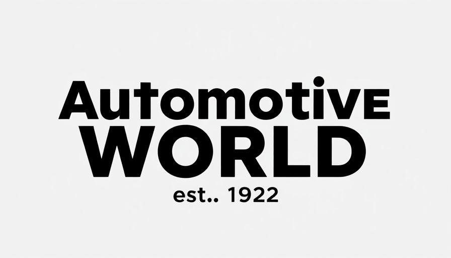 Automotive World logo, est. 1992, auto sales training design