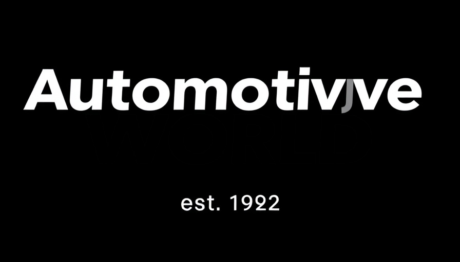 Sleek Automotive World logo with bold typography.