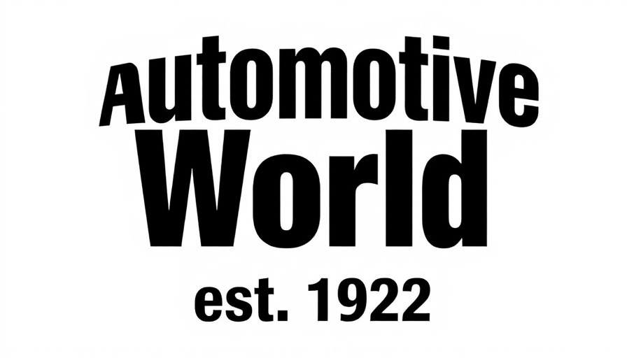 Automotive World est. 1992 black text logo