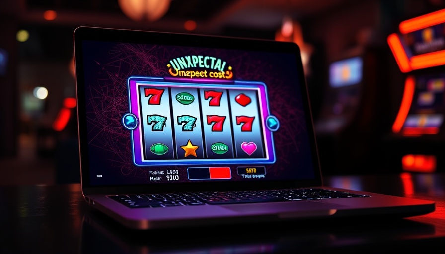 Slot machine on laptop screen symbolizes hidden costs of AI video generators