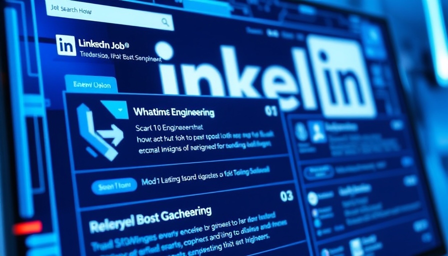 Job listings for engineering jobs in 2025 on LinkedIn interface.