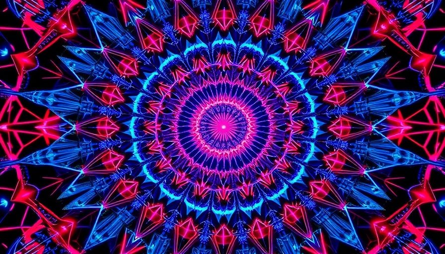 Abstract geometric patterns representing biopharma operating model