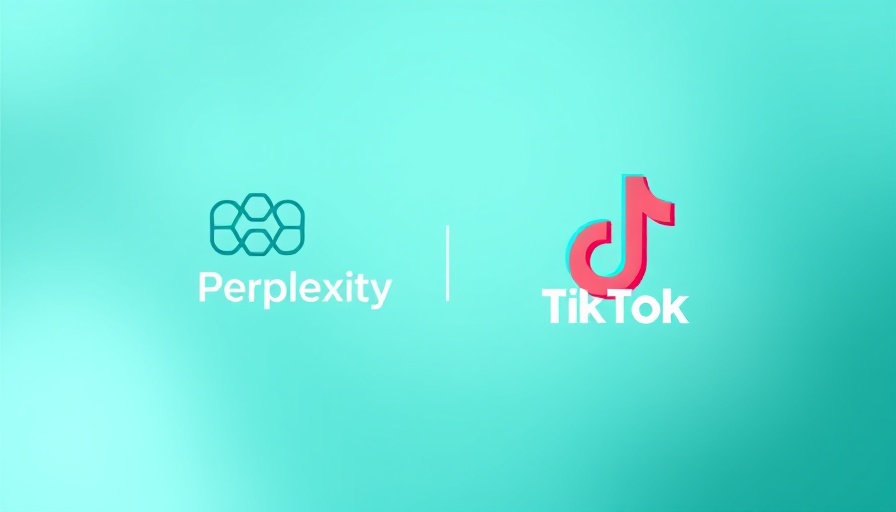 Perplexity Plans for TikTok logos on teal background.