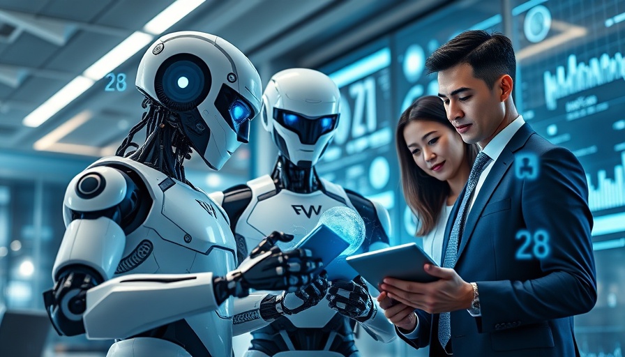 AI transforming data overload into actionable intelligence illustration