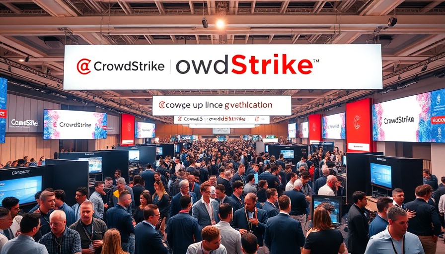 CrowdStrike Falcon Exposure Management at bustling tech conference.