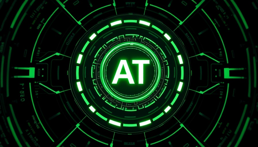 Futuristic AI interface for AI document review solution in legal industry