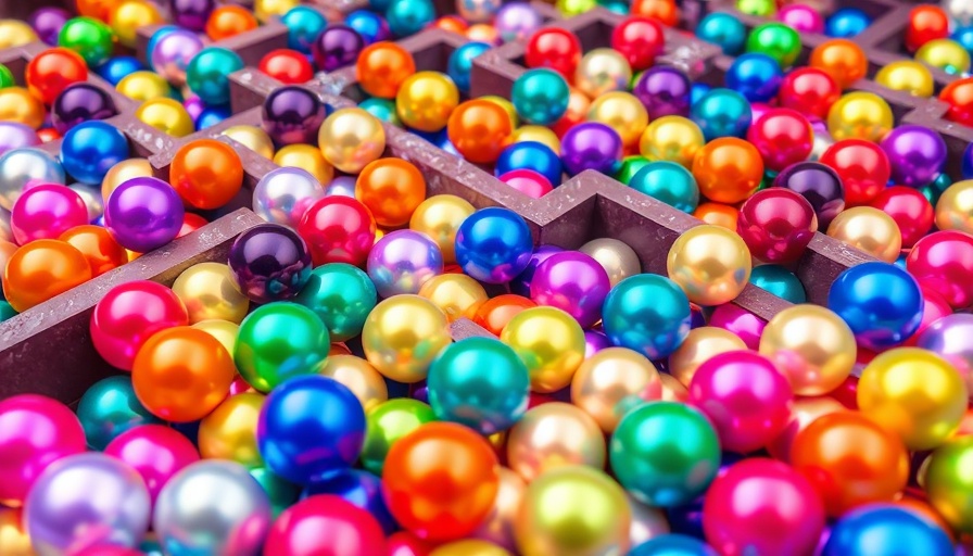 Colorful spheres in a maze symbolizing AI bots scraping your data.