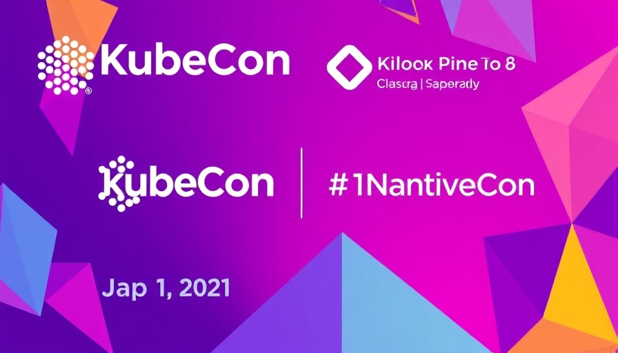 KubeCon CloudNativeCon EU 2025 event poster in purple gradient.