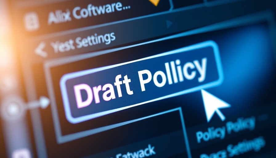 Digital interface of Microsoft AI Security Copilot drafting a policy.