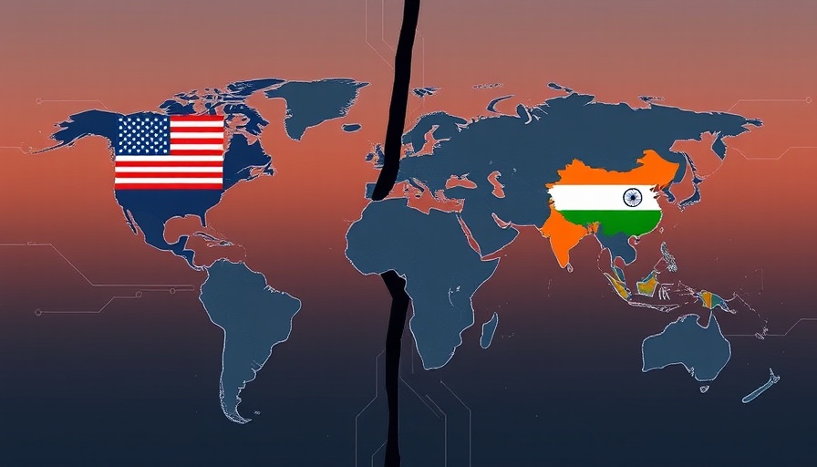World map illustrating US AI models alternatives with global flags.