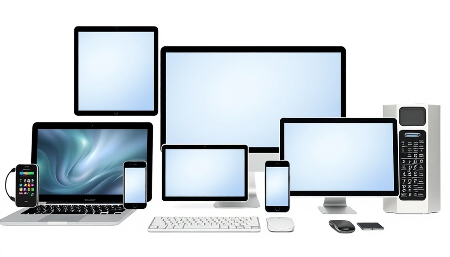 AI agent integration in business displayed on multiple digital devices.