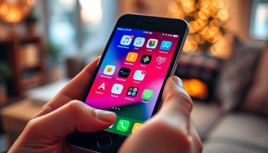 Smartphone displaying app interface in cozy setting; ChatGPT Advanced Voice Mode update.