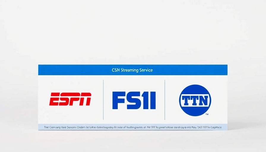 MLB Distribution Changes: Streaming service with ESPN, FS1, TNT logos.