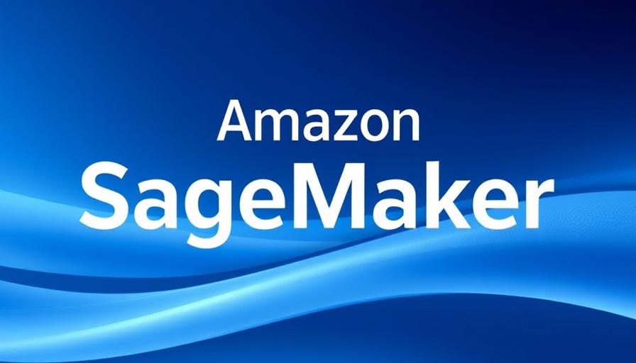Amazon SageMaker rolling updates blog header on gradient background.