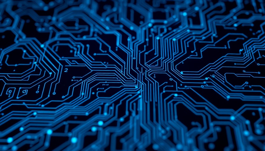 Abstract digital circuit design representing Broadcom 200G DSP PHY leadership