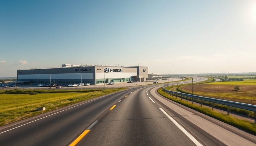 Hyundai US Manufacturing Expansion Investment view from highway