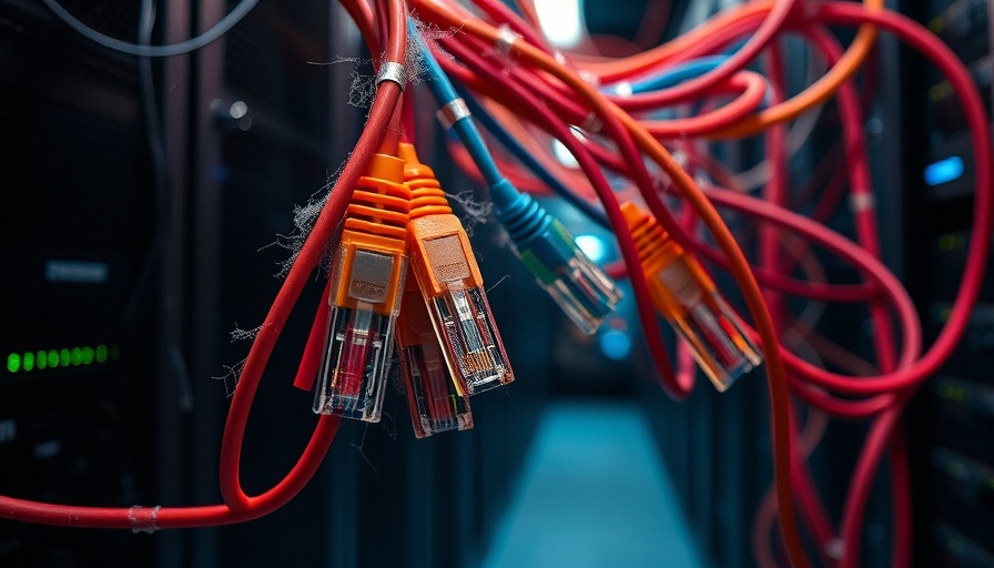 China Empty Data Centers: Dusty cables in unused server room