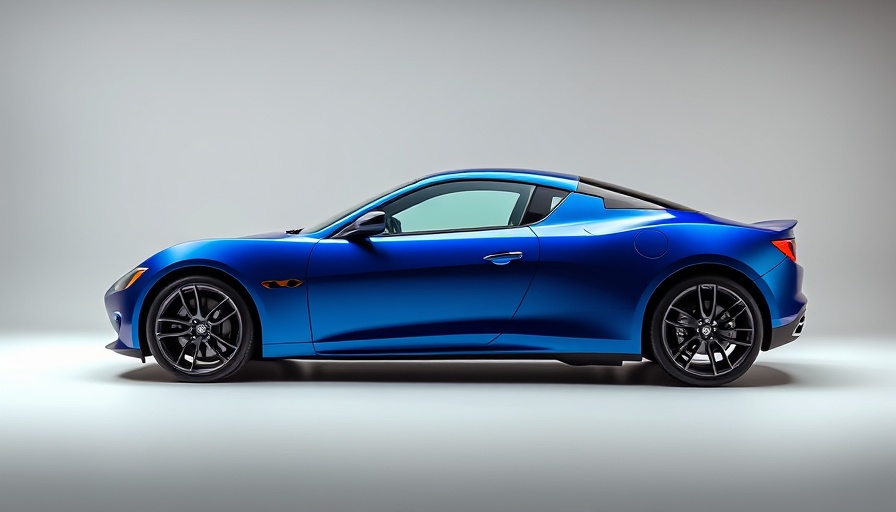 Sleek blue Maserati MC20 in the Officine Fuoriserie Bespoke Program.