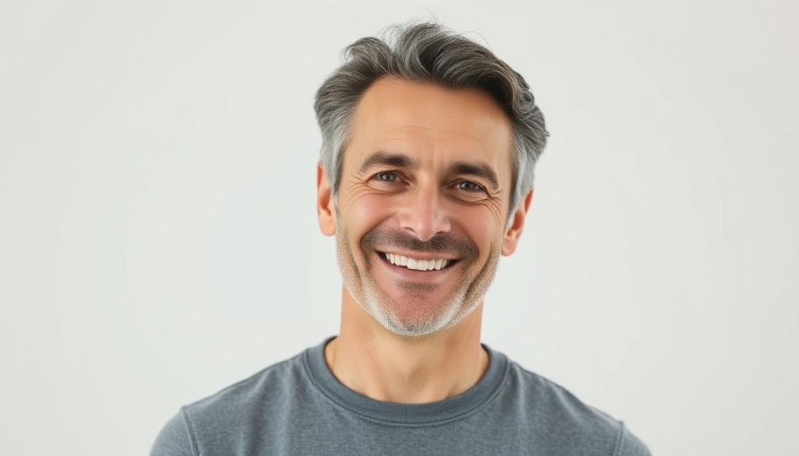 Executive smiling confidently in a suit and tie, Kyle Grimes EVP Hearst Television.