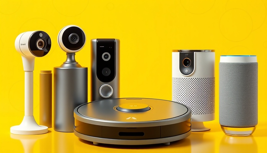 Amazon Spring Sale smart home deals on sleek devices, vibrant background.
