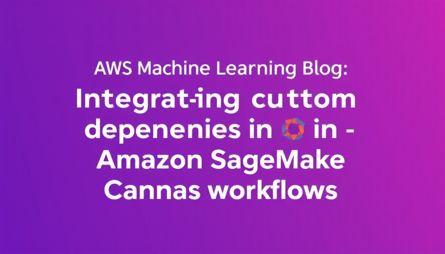 Custom dependencies in SageMaker workflows blog header.