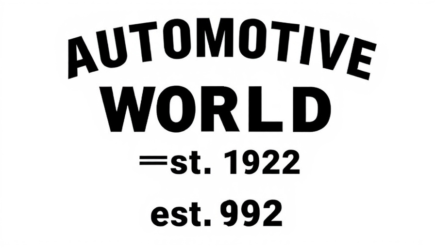 Text logo of Automotive World est. 1992 on a white background.