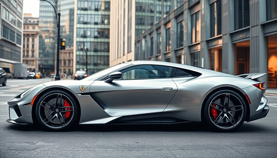 Sleek GFG Style Peralta S supercar in urban setting
