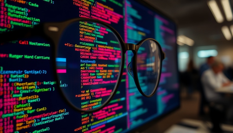 Glasses reflecting screen with Social Security Administration software