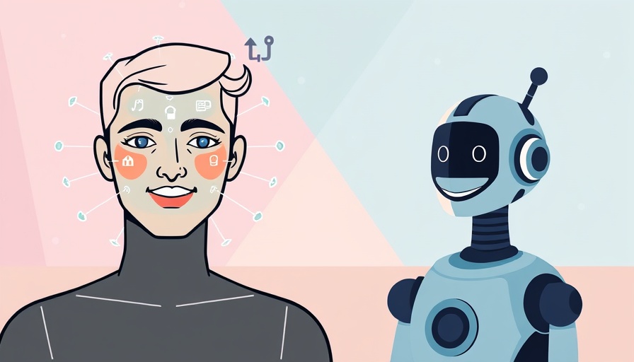 Illustration depicting fake AI ID risks for businesses.