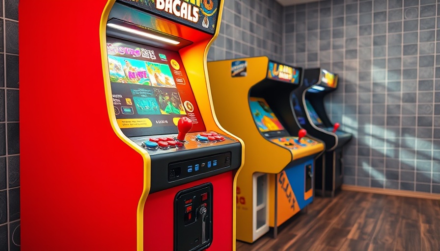 Vibrant AtGames Legends Ultimate arcade machine showcasing classic arcade games.
