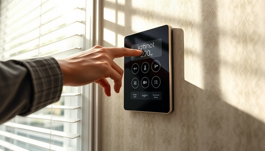 Amazon Echo Hub for Smart Homes in use, integrated with wall, bright setting.