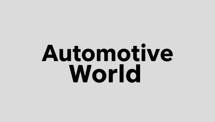 Simplistic Automotive World logo, emphasis on sustainability in automotive innovations.