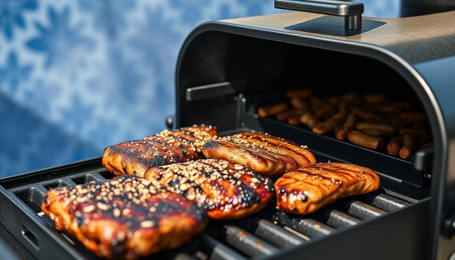 Traeger Woodridge Pro Smoker Review featuring smoker, pellets, and meat.