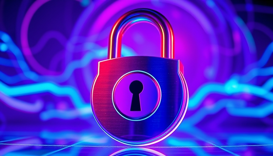 Vibrant metallic padlock with neon lights and futurist swirl, illustrating GPT-4o image update opportunities.
