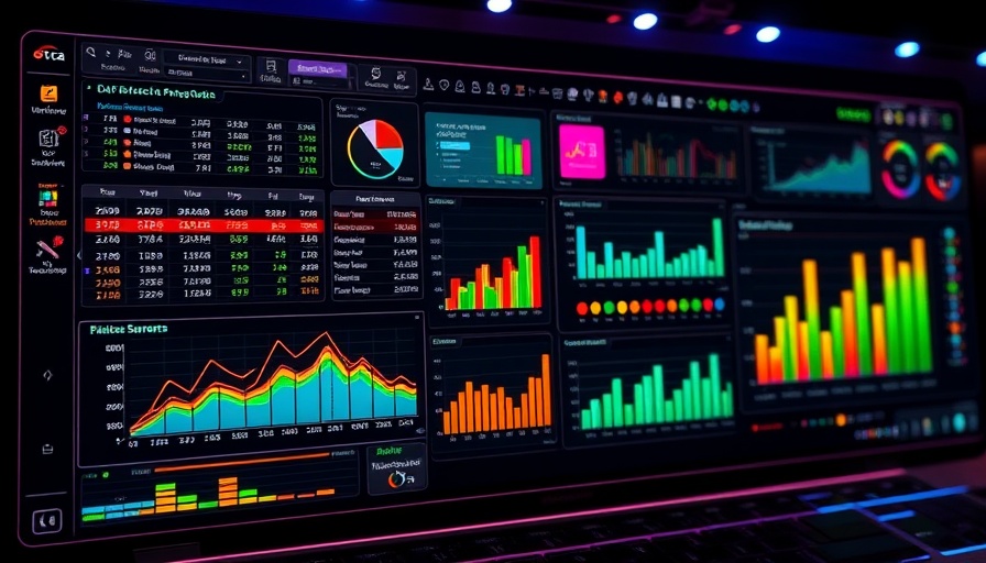 AI-powered spreadsheet interface with dynamic charts.