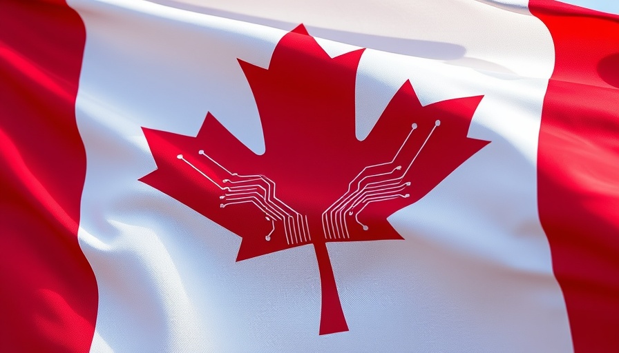 Canadian tech workers rethink Silicon Valley: flag circuit design.