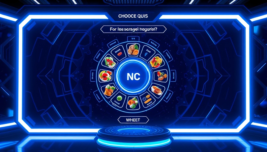 Interactive advertising formats in a futuristic digital quiz design