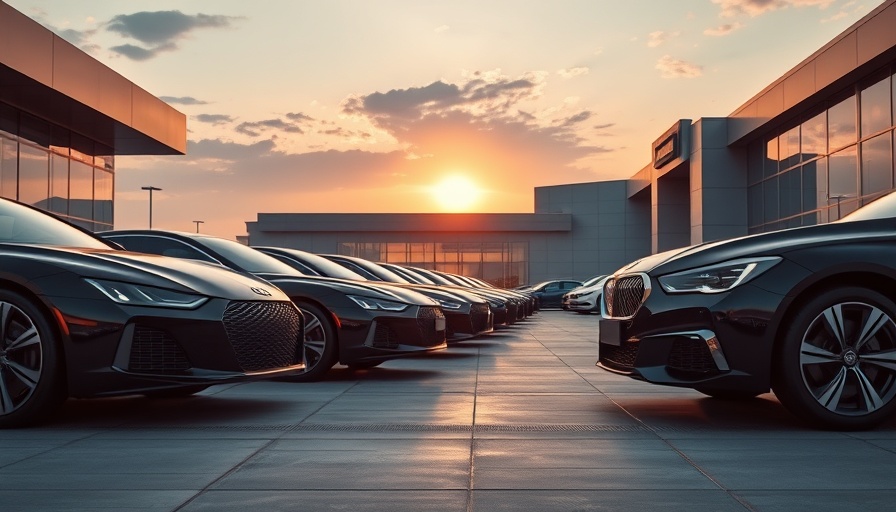 Sleek luxury sedans at dealership highlighting strong market for sales in 2025.
