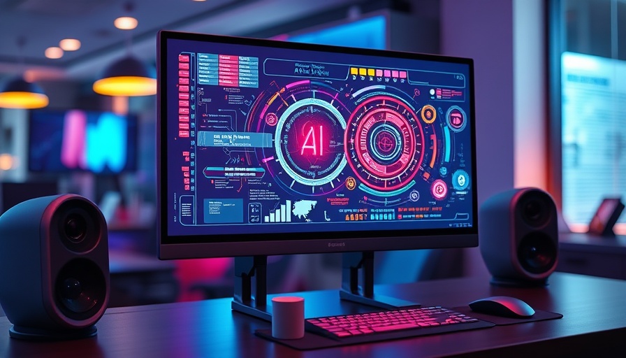 Amazon Nova Act AI interface on monitor with vibrant lighting.