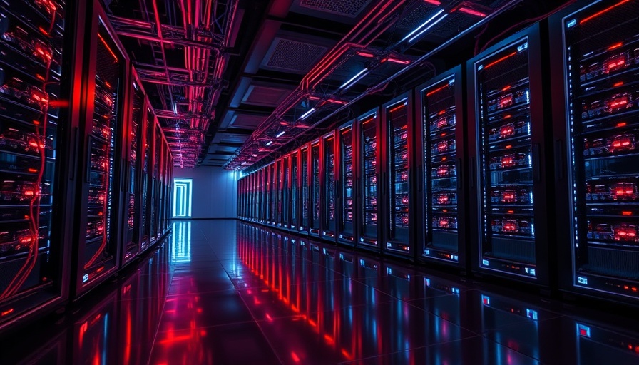 Oracle Cloud Breach depicted with glowing server connections.