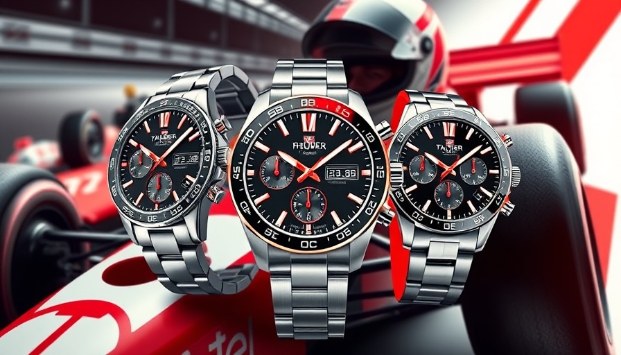 Dynamic TAG Heuer Formula 1 Revamp collage with racing elements.