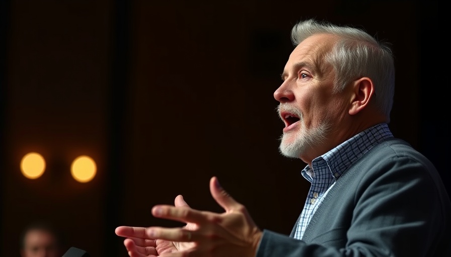 Older man discussing Privacy Act Reform amid DOGE data concerns