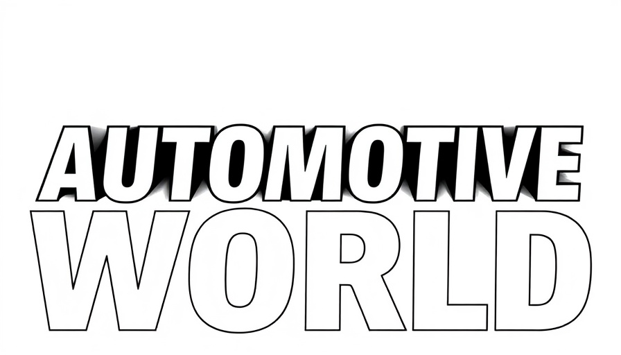 Bold black and white logo of Automotive World est. 1992.