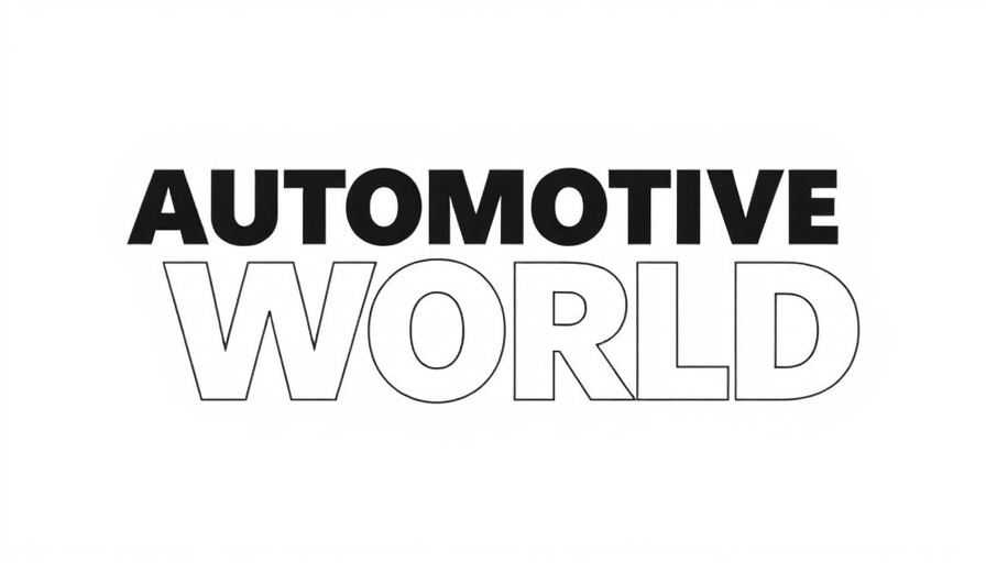 Automotive World est. 1992 logo design