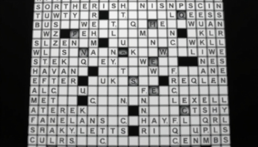 Intricate McKinsey crossword grid for problem-solving skills