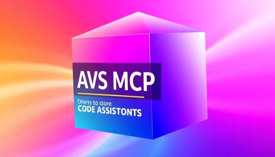 AWS MCP servers for code assistants abstract design with gradient cube.